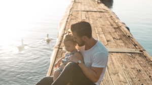 father and son together